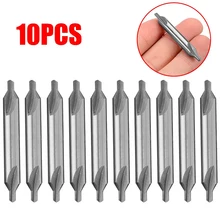 

10 Pieces 60 Degree HSS Center Spotting Drill Bit Combined Countersink Bits 2.5mm High Speed Steel Drill Bit Countersinks Bit