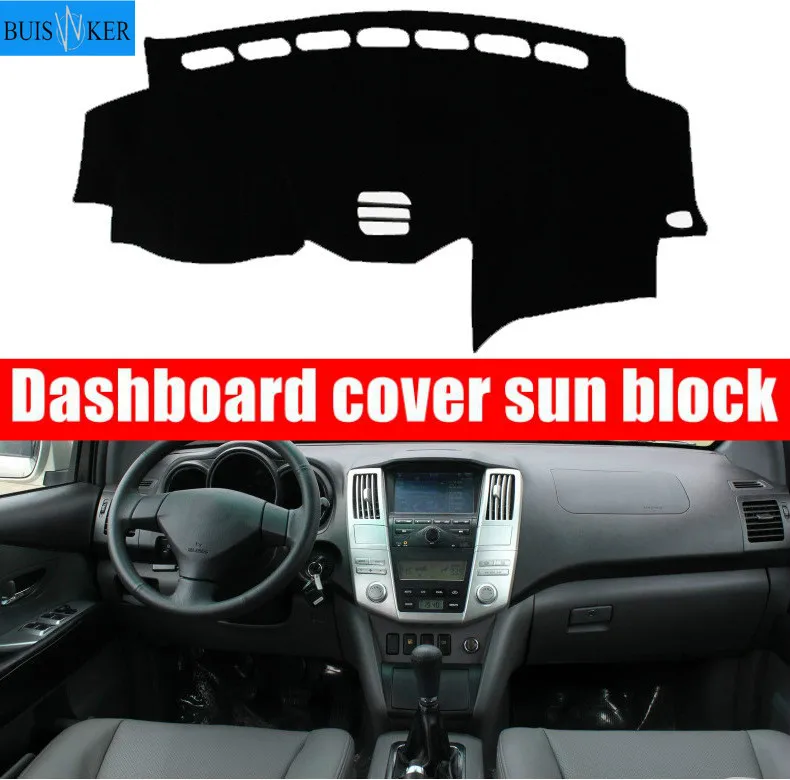 

Car Dashboard Cover Silicone Non-Slip For Lexus RX RX300 RX330 RX350 2004-2006 2007 2008 2009 Dash Mat ANti-UV Carpet