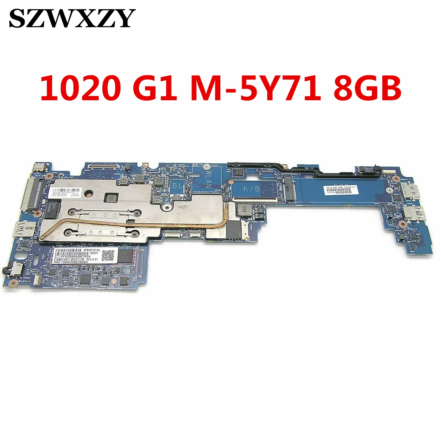Материнская плата для HP EliteBook Folio 1020 G1 G2 M-5Y71 CPU 8GB RAM 790065-001 790065-601 | Компьютеры и офис