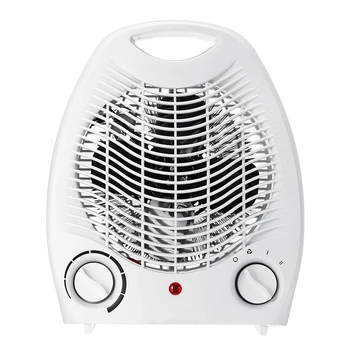 

2000W Household Electric Fan Heater Three Heat Settings Warm Air Blower Automatic Overheat Protection with Flame-Retardant Shell