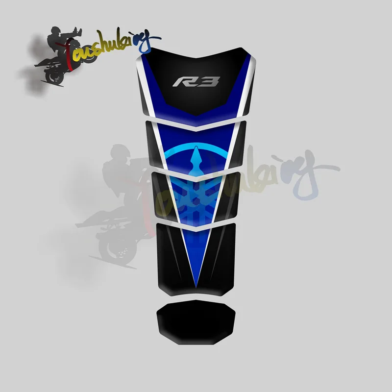 Синий гоночный шлем 3 м набор стикеров s для yamaha r3 YZFR3 мотоциклетный топливный бак наклейка Предупреждение ющая этикетка Предупреждение ющая наклейка