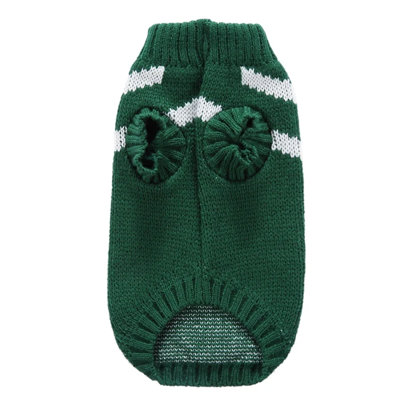 Pet Рождественская одежда Лось/деревья свитер маленькая средняя теплая одежда для собак Зима вязаные наряды собачий свитер одежда