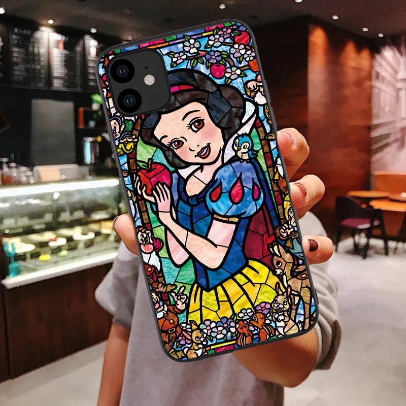 TPU Художественный мягкий чехол для телефона Tinker bells Stitch Белоснежка Принцесса для IPhone X SE 5 5S 6 6S 7 8 Plus XR XS MAX 11 Pro силиконовый чехол - Цвет: TPU
