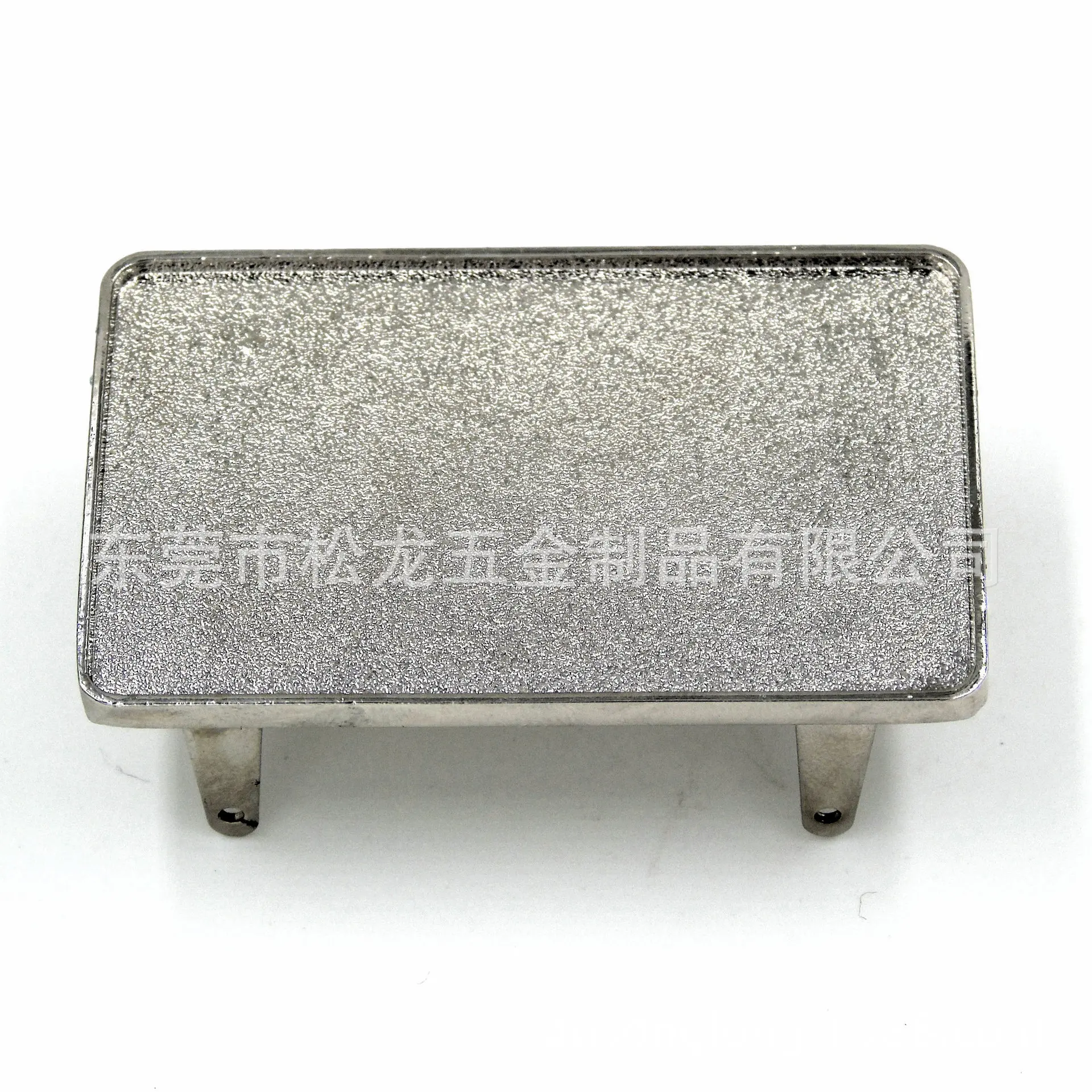 

Guangdong Hardware Factory Processing Zinc Alloy Plate, Diamond Base Support Metal Pied Card