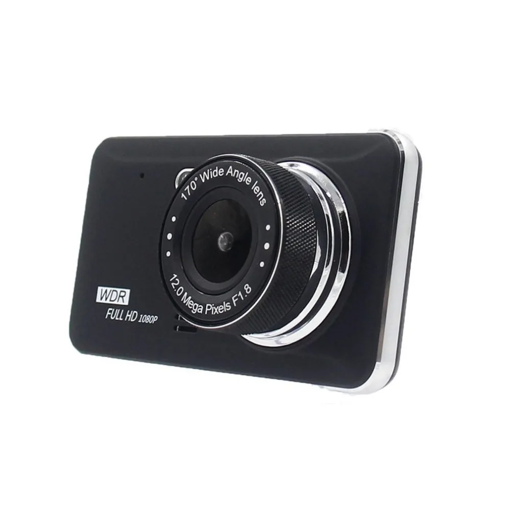 4 дюймов Ips Hd 1080P вождение автомобиля Регистраторы передние и задние двойные линзы Поддержка реверсирования видео наблюдение за парковкой