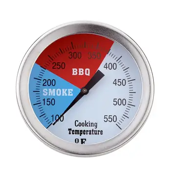 

300 Degrees /100~550 Thermometer BBQ Smoke Grill Oven Temperature Gauge Outdoor Camp Tool Grocery 100~550F N24 dropship 4.8