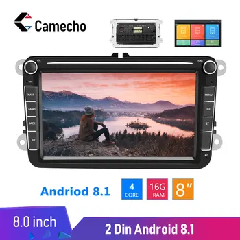 

Camecho Android 8.1 2Din Car MP5 Multimedia Video Player GPS Car Radio Autoradio Stereo Audio For Seat/Skoda/Passat/Golf/Polo