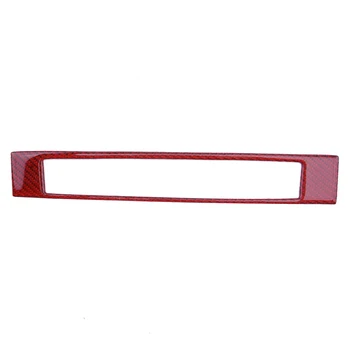 

Red Carbon Fiber Car Center Console Frame Cover Trim Moulding Styling Fit For Subaru BRZ Toyota 86 2013 2014 2015 2016 2017