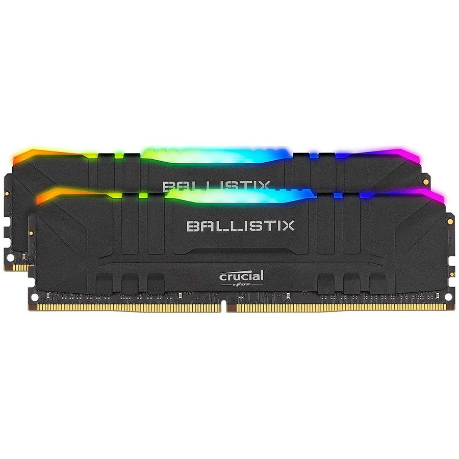 Модуль памяти CRUCIAL DDR4 3200MT/s CL16 DIMM 288pin RGB небуферизованный черный 2 шт | Компьютеры и