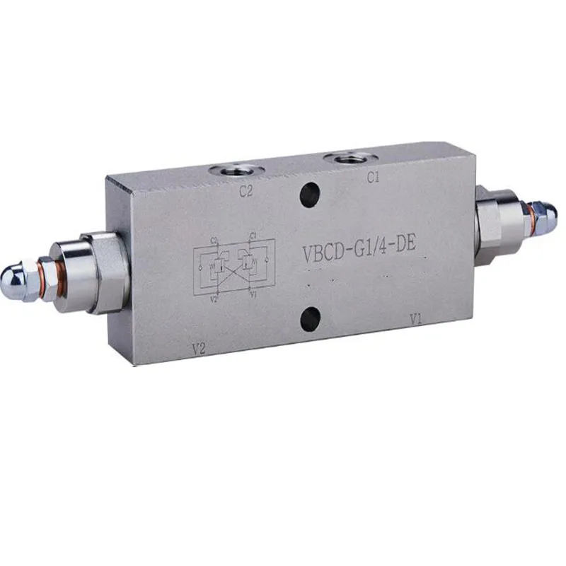Двунаправленный балансировочный клапан VBCD-G3/8-DE-FL двусторонний предохранительный клапан для бортового крана и гидравлического замка для санитарного транспортного средства