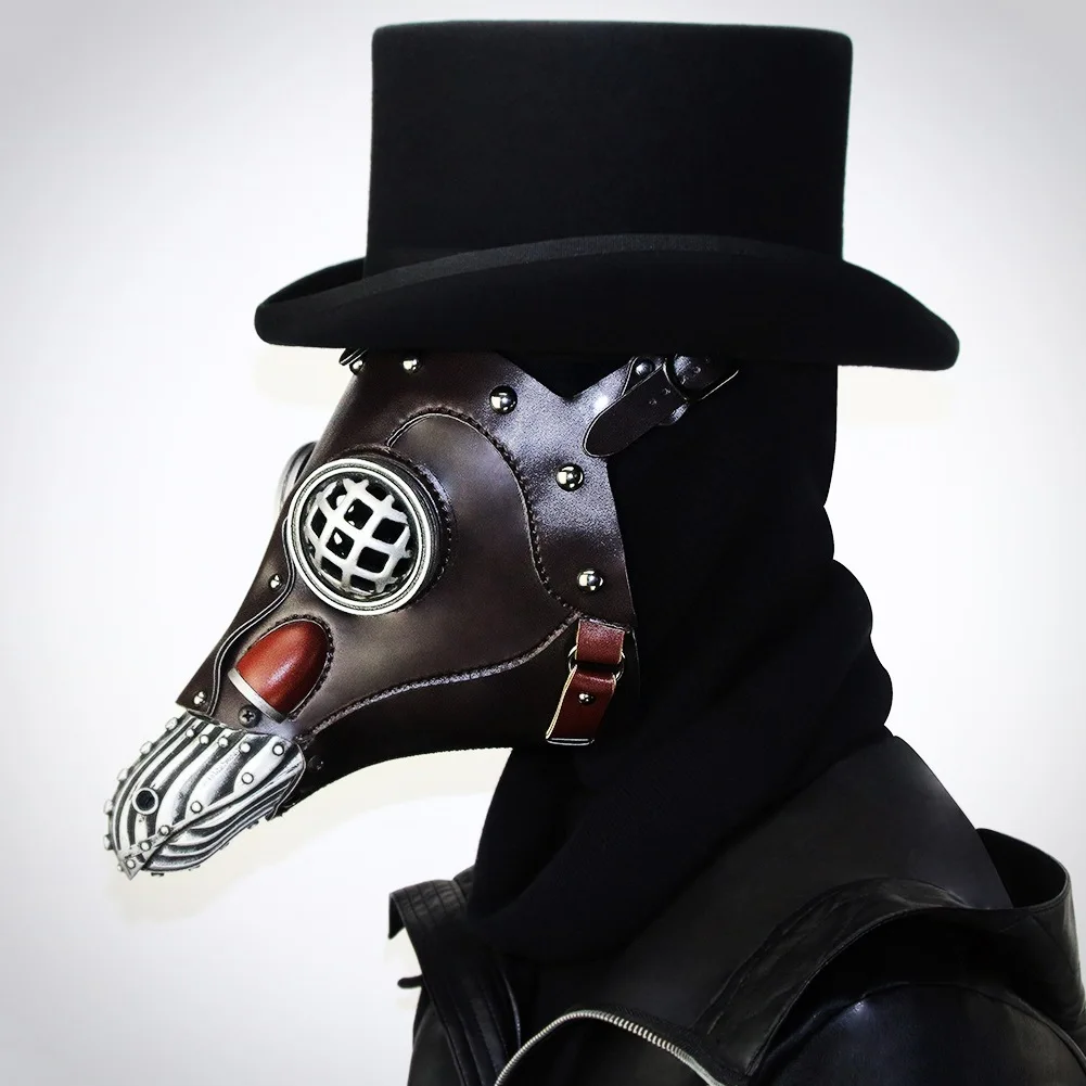 

Steampunk Domineering Plague Doctor's Mask Halloween Party Party Props Gifts Halloween Atmosphere Props Decorative Masks