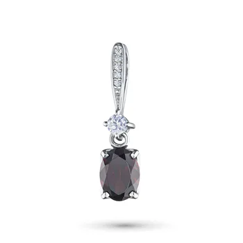 

Silver Pendant with garnet and cubic zirconia 303267-006-0019