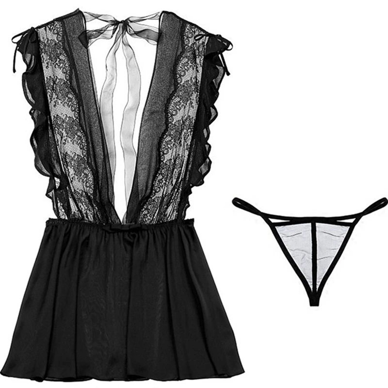 Пижама с рюшами для женщин шелковая Марля белыми бутонами ультра тонкая