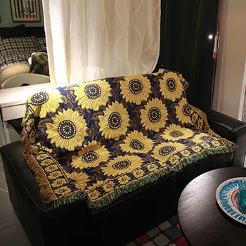 

Jacquard Sofa Blanket Tapestry Decorative Geometry Throw Blankets Sofa Cover Washed Soft Warm Travel Home plush blanket Big Size