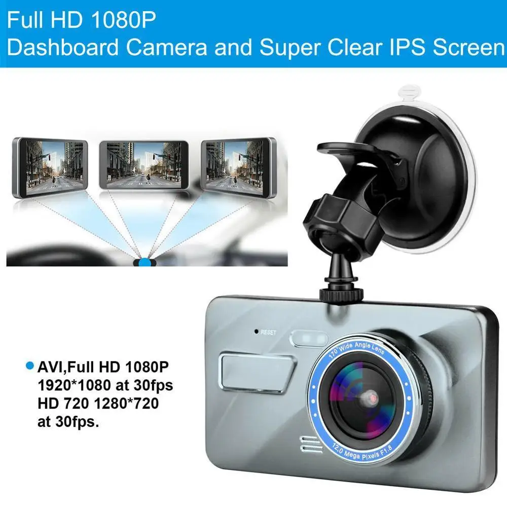 Универсальный HD 4 дюймовый двойной объектив изображение 1080P скрытый