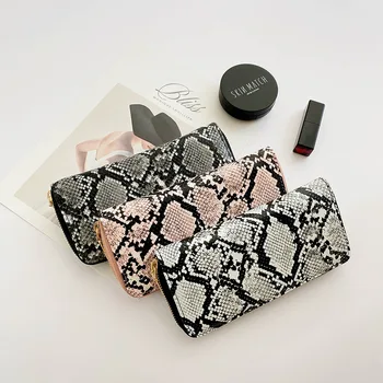 

2020 new female bag ladies purse snake bag trend ladies bag European and American fashion ladies purse clutch bag