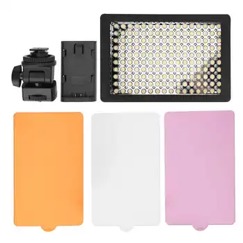 

led ring light 160LED Video Photography Fill Light 5400K/3200K Brightness Stepless Dimming SLR Camera phone light