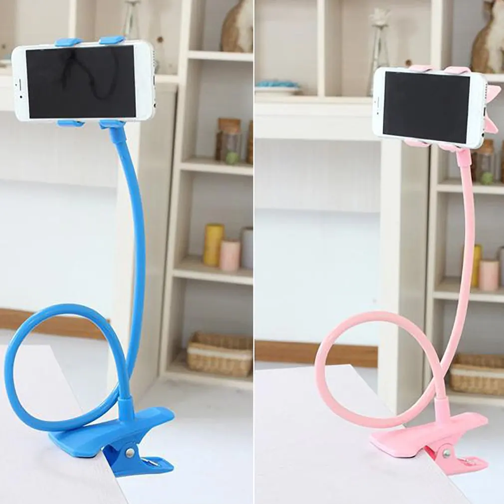 Universal Flexible Holder Arm Lazy Mobile Phone Stand Holder Stents Flexible Bed Desk Table Clip Bracket holder for Phone