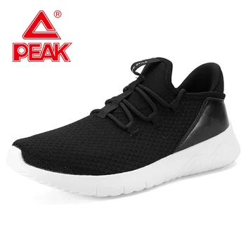 

PEAK Men Casual Shoes MD Technology Outsole Mesh Breathable Walking Shoes Urban Lightweight Running Jogging Sneakers 30