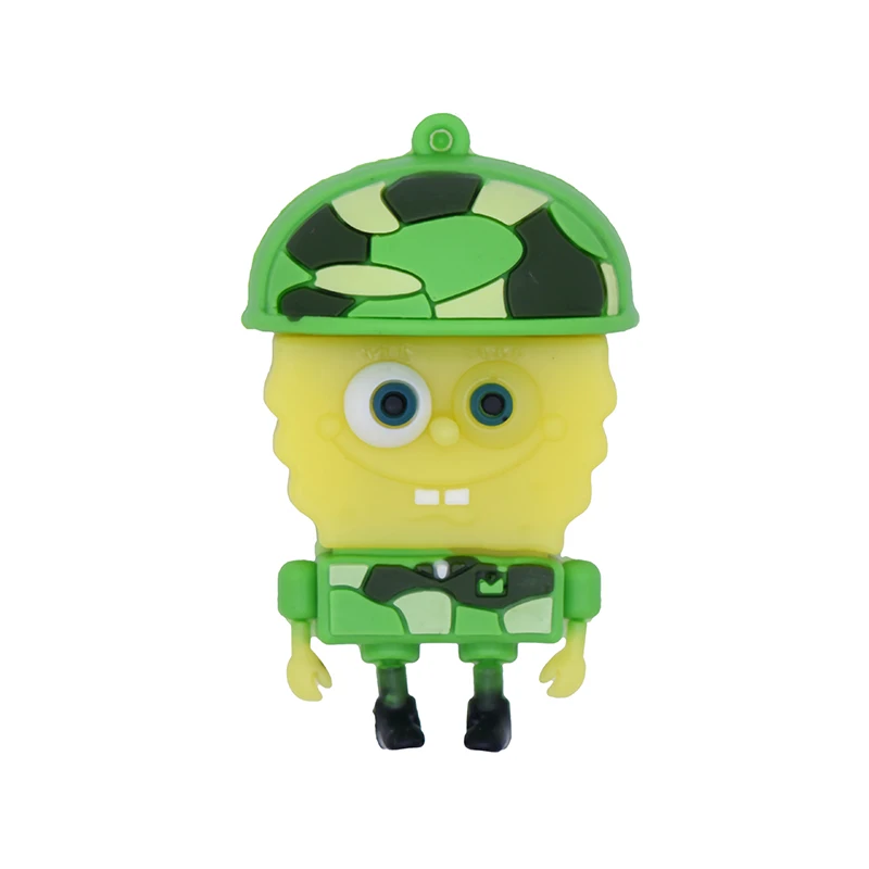 Флеш-накопитель SpongeBob SquarePants, 64 ГБ, 32 ГБ, 16 ГБ, 8 ГБ, 4 Гб, с героями мультфильмов «Патрик ста», Usb флеш-накопитель, u-накопитель, флешка, аниме, карта памяти