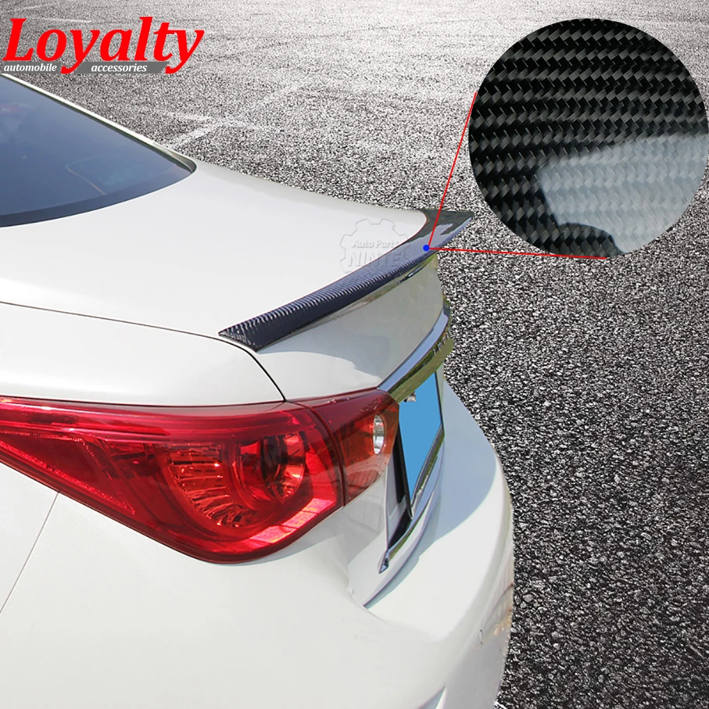 Задний спойлер для Infiniti Q50 S 2014 2015 2016 2017 крыло багажника из АБС-пластика стильные