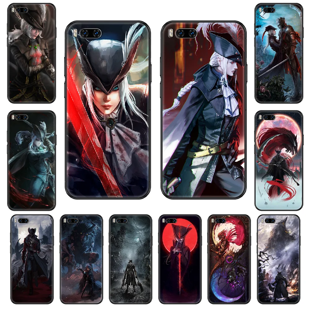 Game Bloodborne Phone case For Xiaomi Mi 6 8 9 A1 2 3 Max3 Mix2 Mix2S X T Lite Pro black art waterproof tpu bumper 3D coque soft | Мобильные