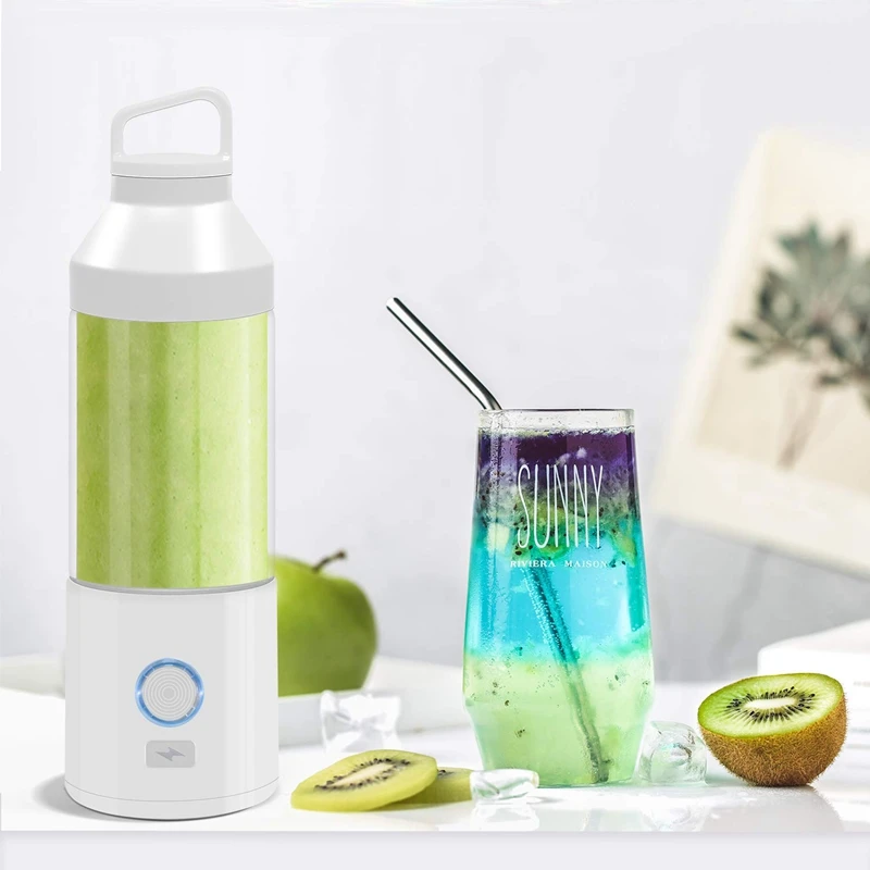 

Personal Blender Glass Portable Blender for Shake and Smoothie,Rechargeable Juicer Cup,Multifuntional Small,Single Serve Travel