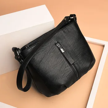 

Bag Women's bag 2020 New Fashion shoulder bag shoulder bag Mother's bag. Soft leather lady's bag