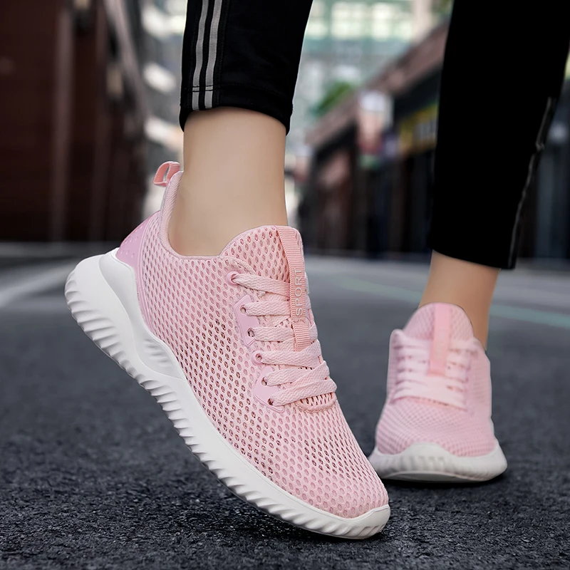 pink sneakers women