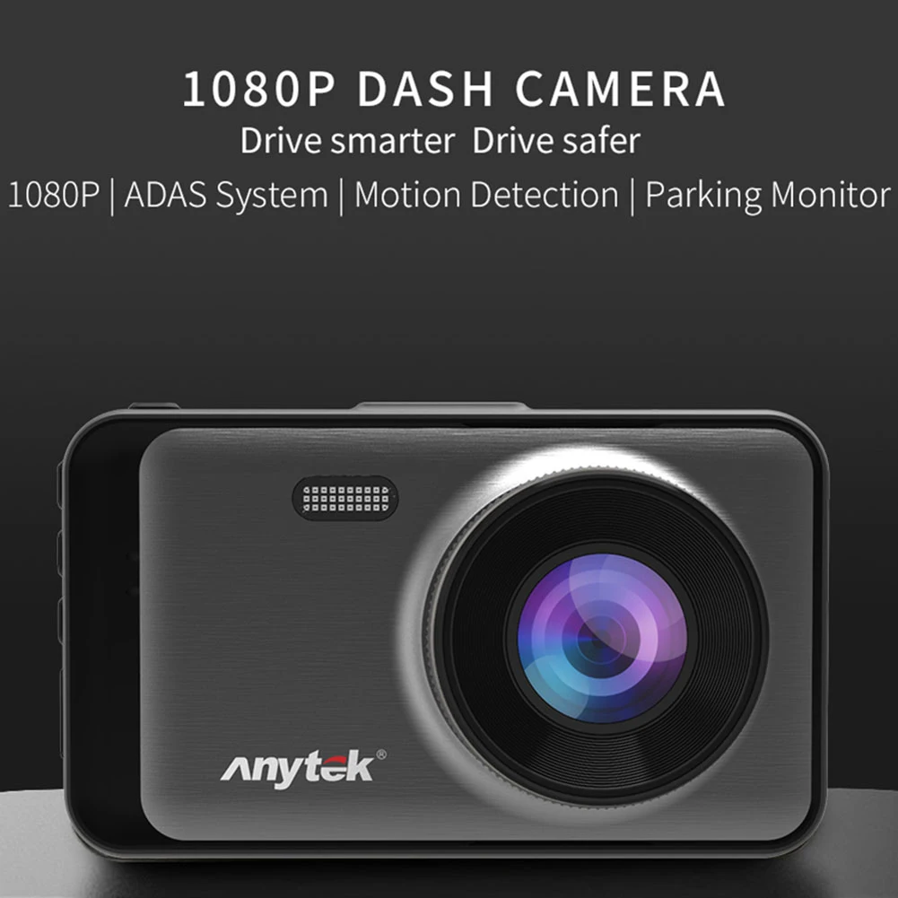 3 дюйма 1080P HD Жесткий автомобильный видеорегистратор с двумя объективами камера видеорегистратор видеорегистраторы автомобильные Anytek X31