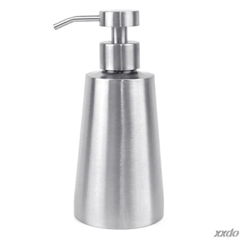 

350ml Stainless Steel Soap Dispenser Conical Bottle Pressing Foam Bottle Kitchen