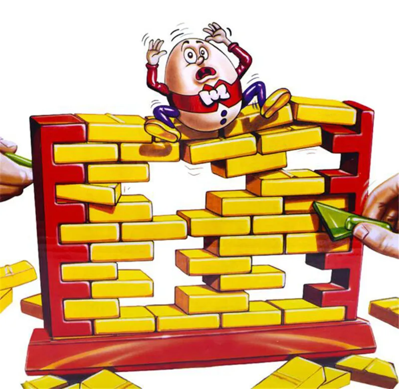 Забавная детская игрушка Humpty Dumpty цветная настенная игра для демонтажа