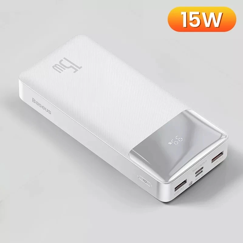 portable wireless charger Baseus 30000mAh Power Bank PD 20W Fast Charging Portable Charger External Battery Pack Powerbank For iPhone 11 Xiaomi  PoverBank best power bank Power Bank