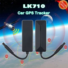 Мини gps трекер Автомобильная вибрационная сигнализация 2G GSM LK710 gps локатор голосовой монитор Противоугонная резка масла автомобильный трекер ударная сигнализация гео-забор