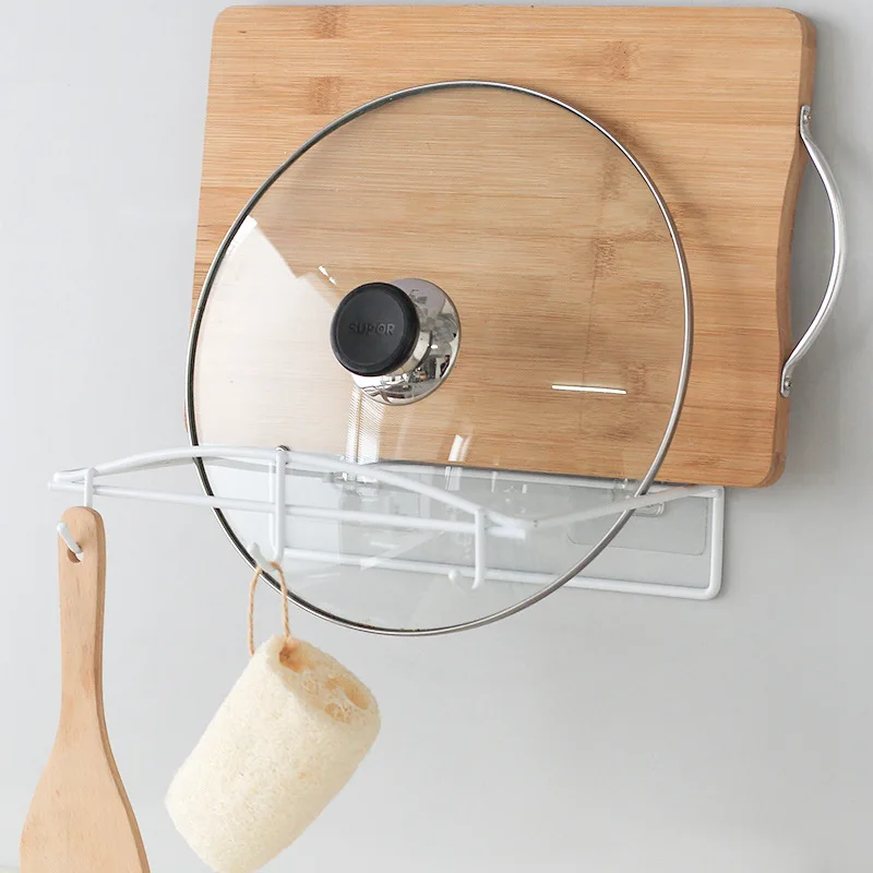 1 шт. настенная подставка для умывальника без железа ногтей Многофункциональная