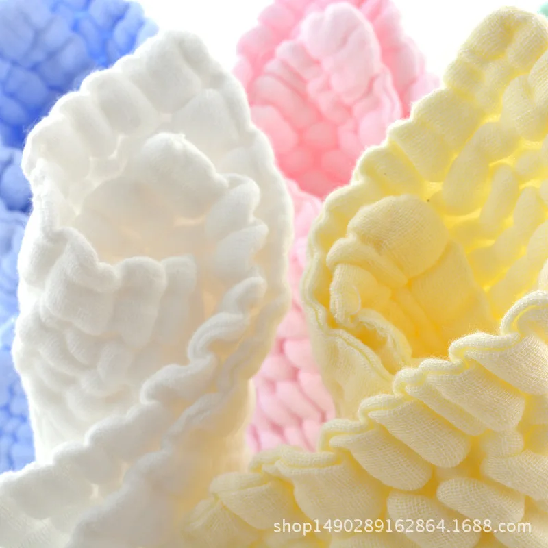 Baby Products Pure Cotton Washing Gauze Kerchief Bibs 6-Layer Gauze Baby Handkerchief 30X30