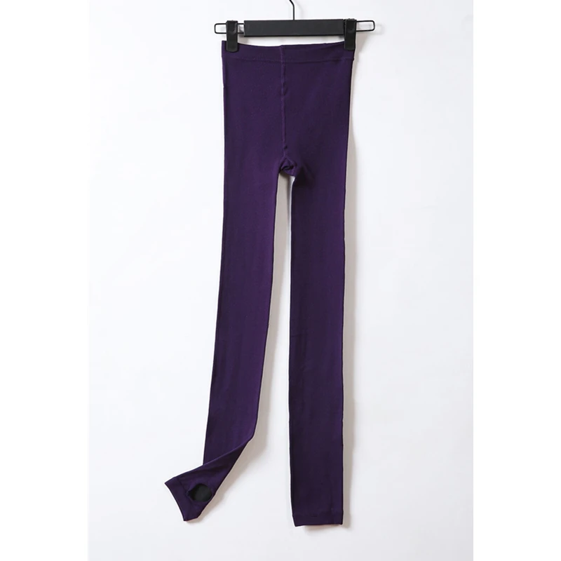 2 Styles Women's Winter Thights Thermal Thick Fleece Lined Stretch Pants Leggings Solid Color High Waist Leggings Winter Pants - Color: As photo shows