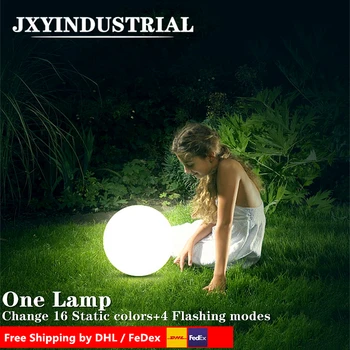 

in stock 20cm/30cm/40cm/50cm/60cm PE plastic waterproof led ball light sphere globe in stock