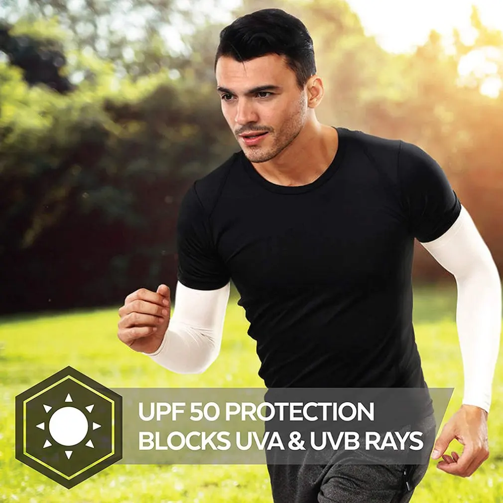 УФ Защита охлаждающий руку рукава Upf 50 компрессионные солнечные рукава для мужчин и женщин для бега Велоспорт Рыбалка Гольф