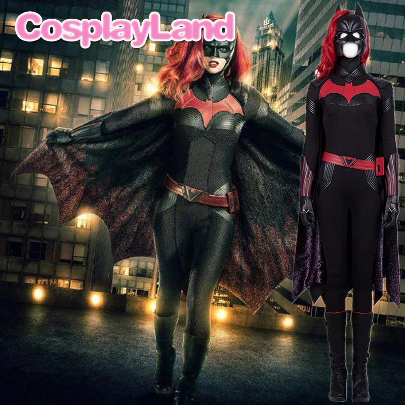 Костюм для косплея Batwoman костюм на Хэллоуин женщин Кэтрин Гамильтон комбинезон Kate