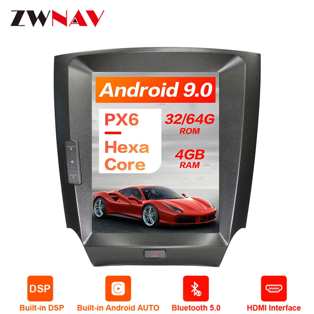 Вертикальный экран Android 9,0 PX6 DSP Автомобильный gps навигатор для LEXUS IS200 IS250 IS300 IS350 радио магнитофон мультимедиа головное устройство