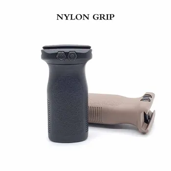 

Tactical Nylon Front Grips Front Handle Vertical Flush Guide Rail Shoting Gun Accessories great Grip for CS Hunting Camping