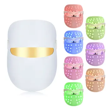 

Photon Therapy 7 Colors LED Full Face Skin Care Tool Lightweight Led Facial Reduce Wrinkle Skin Face Beauty Device