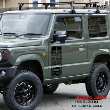 

Car decals 2 pieces 4x4 off road direction indicator rectangle graphic vinyl cool car sticker fit for suzuki jimny 1998-2019