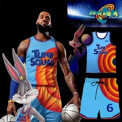 Maillot de Cosplay pour hommes, tenue de Basketball James n ° 6, tenue de sport pour enfants, t shirt et short 