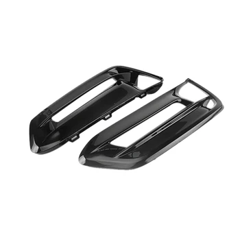 

for Honda Accord 2018-2020 1 Pair Gloss Black Front Bumper DRL Fog Light Lamp Cover Bezels Assy LH+RH