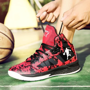 

2020 Men's Basketball Shoes Breathable Anti-skid Basketball Sport Shoes Light Jordan Shoes Boys Basket Homme Trainer Sneakers