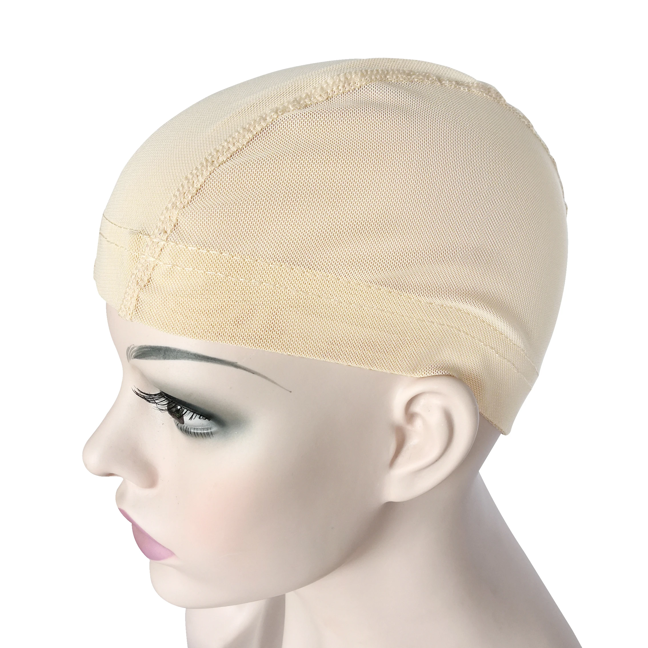 Bonnet de perruque en maille Script, bonnet de tissage extensible,  élastique, nylon, filet à cheveux respirant, 1 pièce - AliExpress