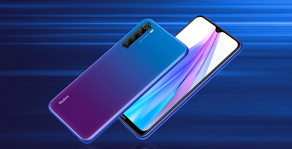 Xiaomi Redmi Note 8 T, 64 ГБ, 4 Гб, NFC, смартфон, 48 МП, четырехъядерный, камера заднего вида Snapdragon 665, четыре ядра, 4000 мАч, глобальная версия