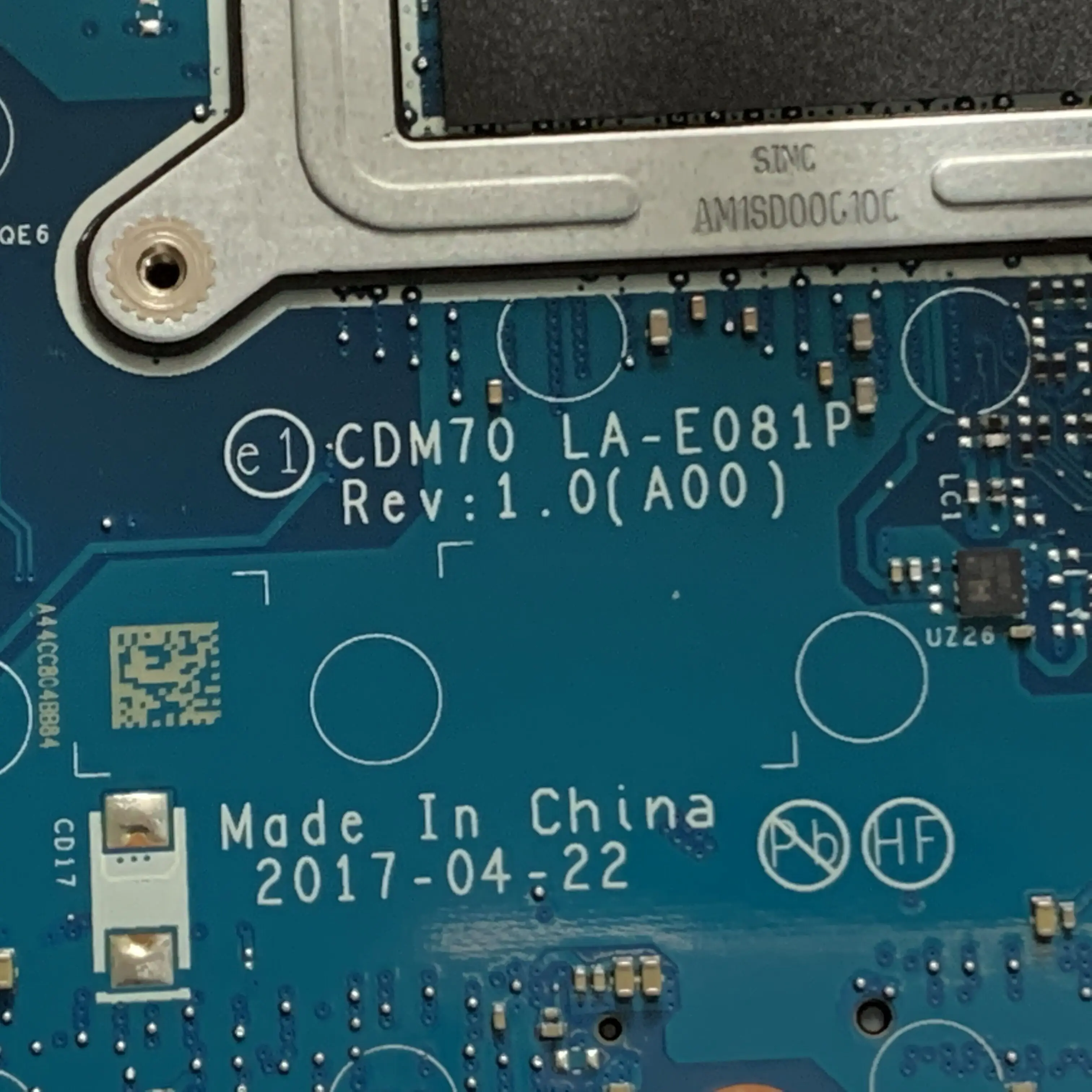 KEFU материнская плата для ноутбука DELL Dell Latitude 5480 CDM70 LA-E081P 3965U cpu CN-0MFNP8 MFNP8 TXD2X материнская плата для ноутбука